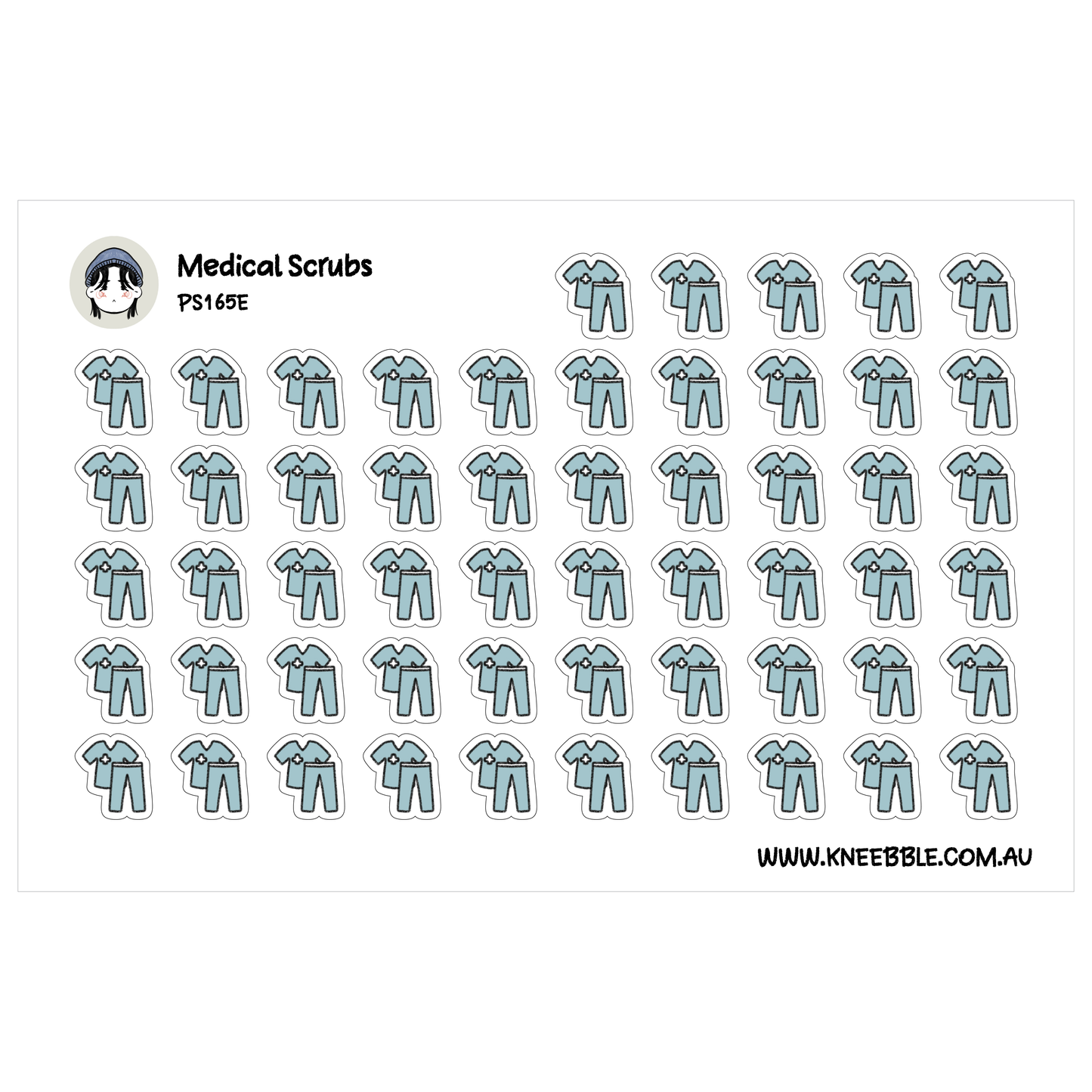 a grid of small blue icons, each depicting a pair of blue pants. The icons are arranged in rows and columns, creating a visually organized and repetitive pattern.