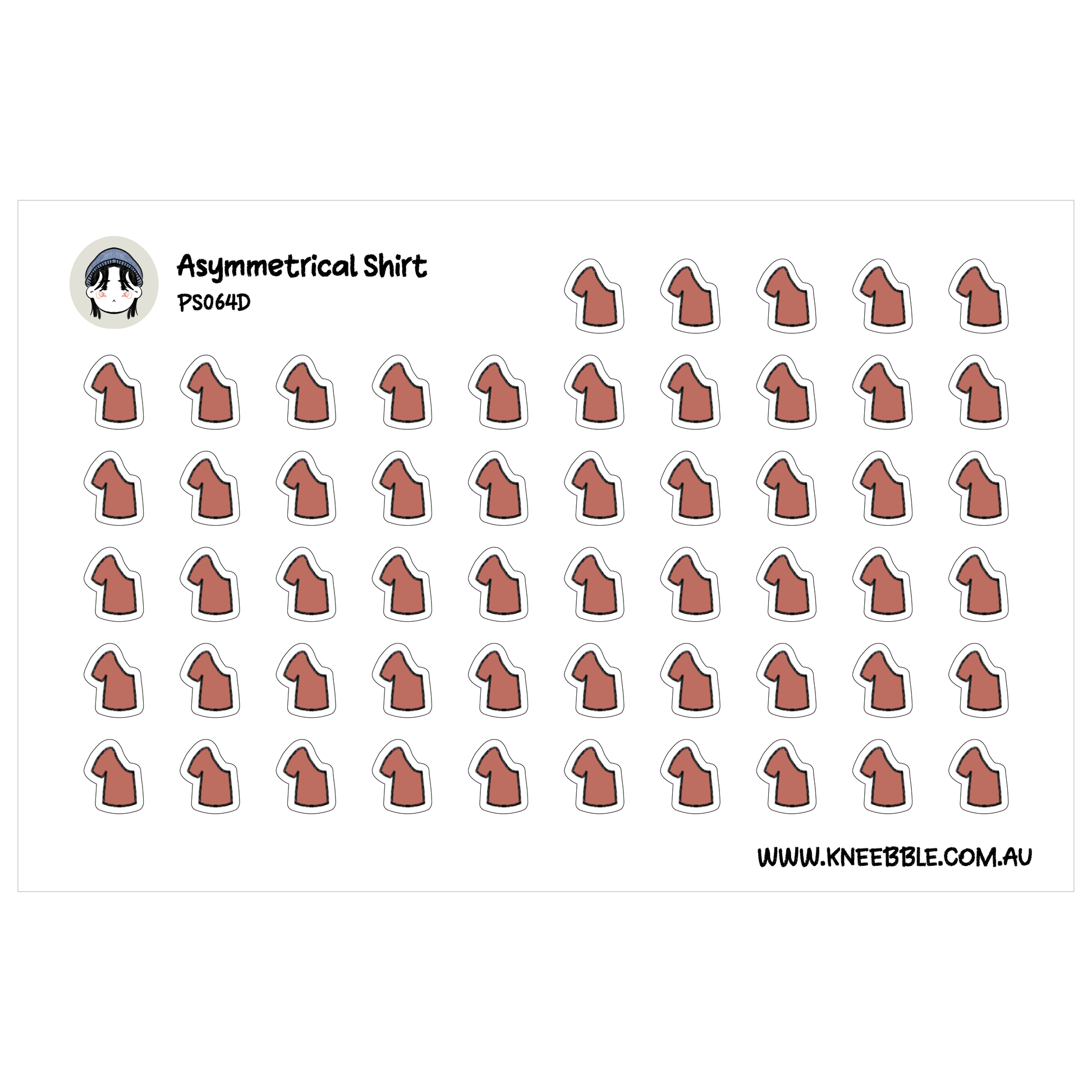 a grid of red and white stickers arranged in a visually pleasing pattern.