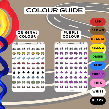 Transport Planner Stickers