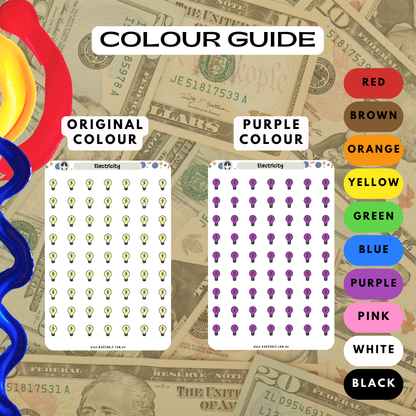 Electricity Planner Stickers