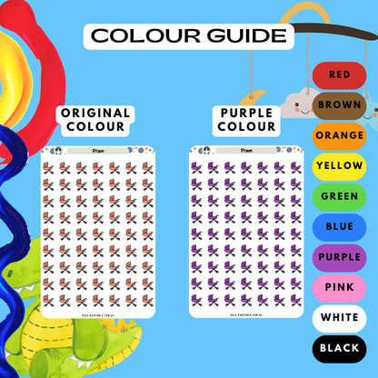 Pram Stroller Planner Stickers