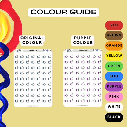 Thumbs Up Planner Stickers