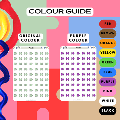 Jigsaw Puzzle Planner Stickers