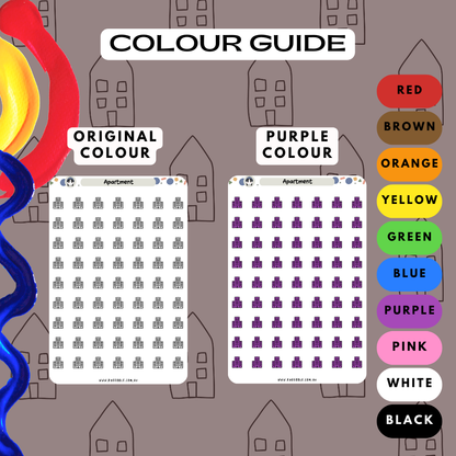 Apartment Planner Stickers