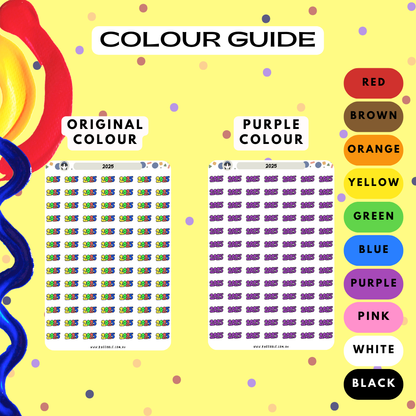 2025 Text Bubble Planner Stickers
