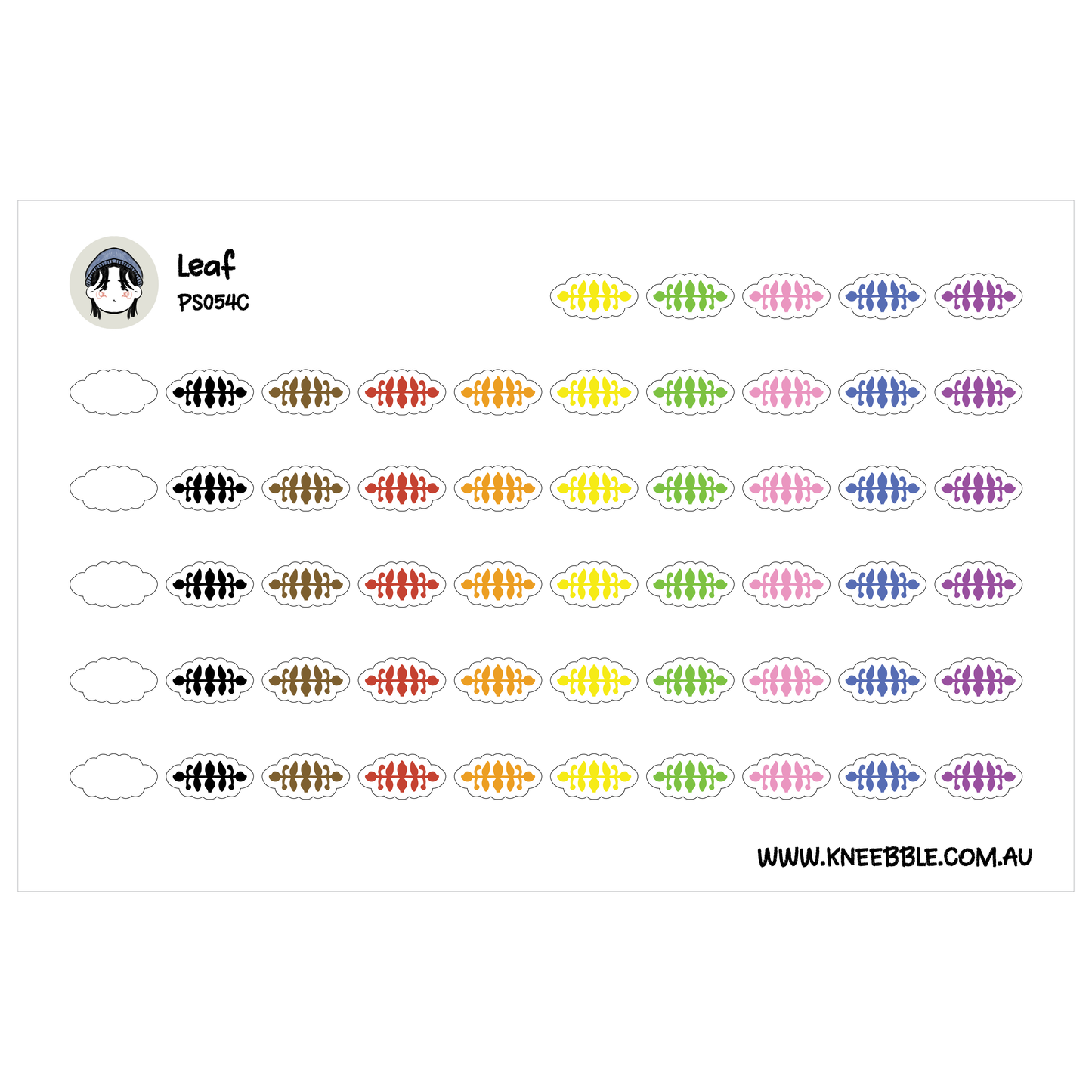 a grid of various colored shapes, including circles, ovals, and other geometric forms, arranged in rows and columns.