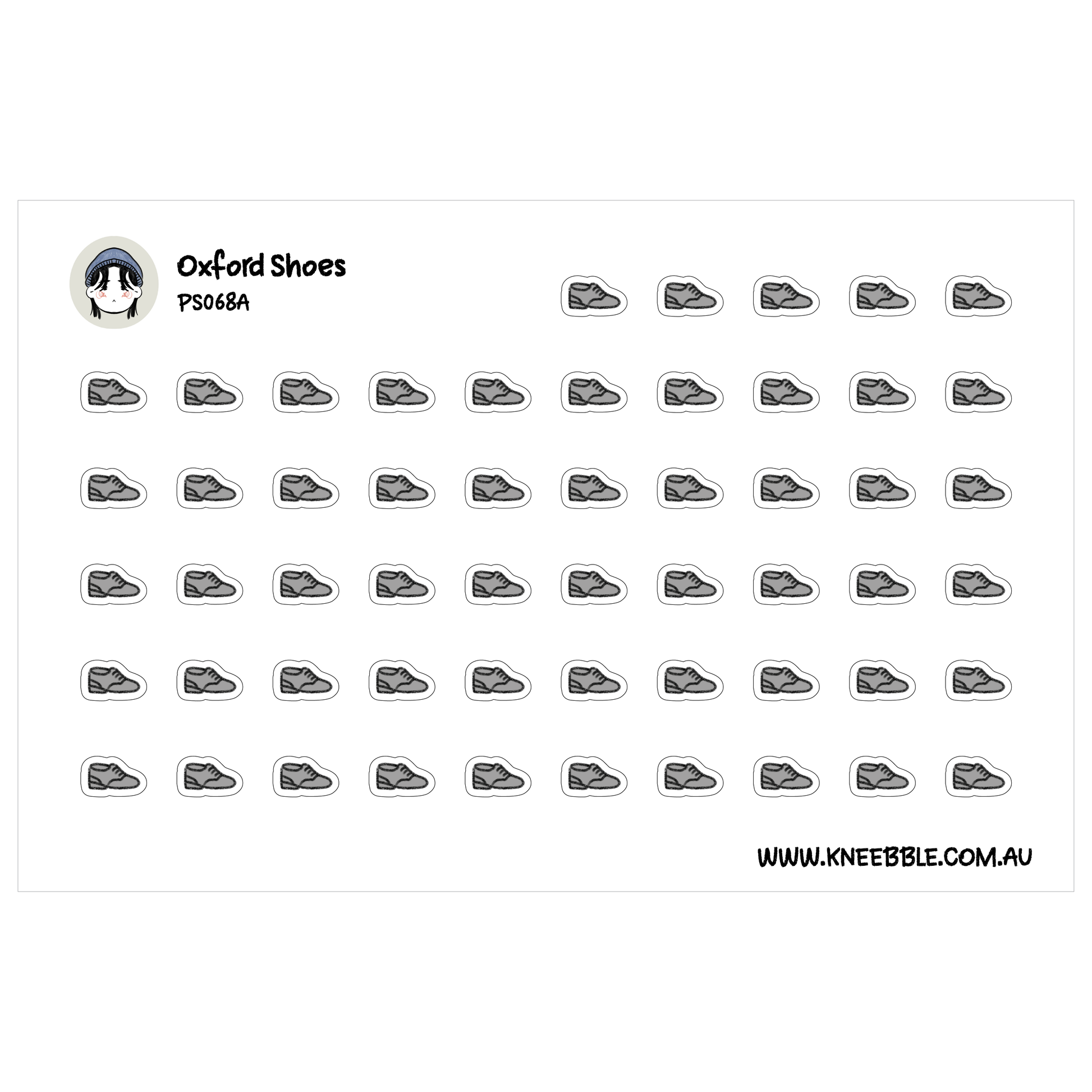 a grid of black and white icons, each depicting a pair of shoes. The icons are arranged in a visually organized manner, creating a pattern across the image.
