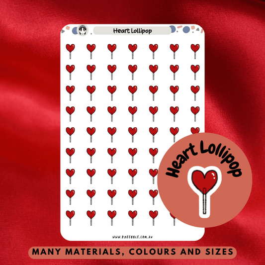 These heart candy lollipop planner stickers are a delightful way to sweeten up your planner or journal! Ideal for Valentine’s Day, candy-themed spreads, or just adding a sugary pop of love to your pages. Perfect for romantic, kawaii, or dessert-loving stationery fans who enjoy decorating with charm and cuteness.