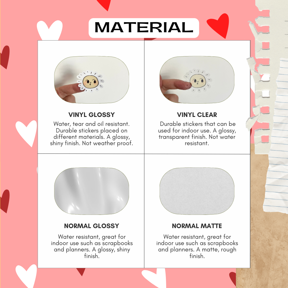 Heart Planner Stickers