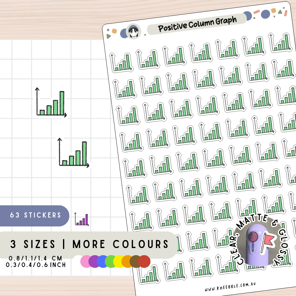 Positive Graph Chart Planner Stickers – Kneebble