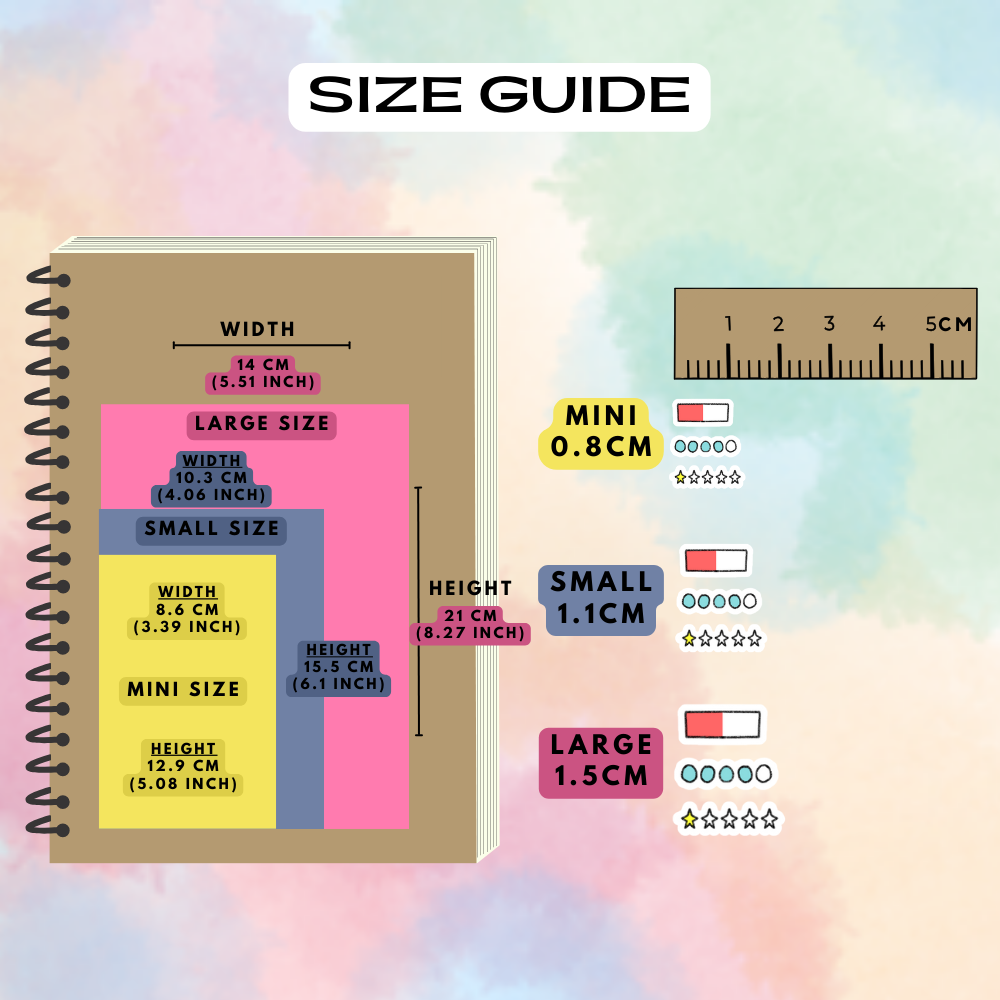 Progress Tracker Planner Stickers