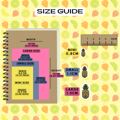 Pineapple Planner Stickers