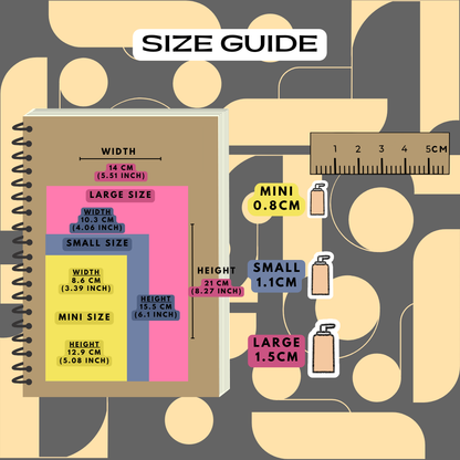 Pump Container Planner Stickers