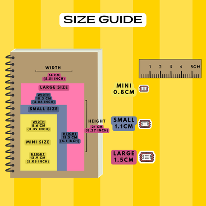 Ticket Planner Stickers