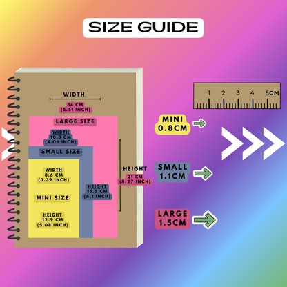 Block Arrow Planner Stickers