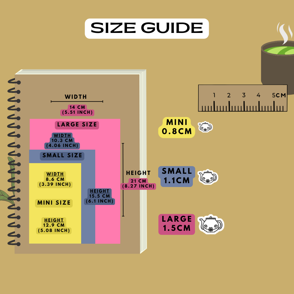 Tea Pot Planner Stickers