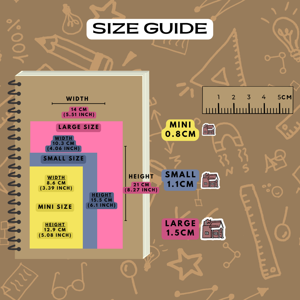 School Building Planner Stickers