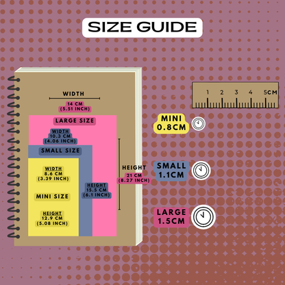 Analogue Clock Planner Stickers