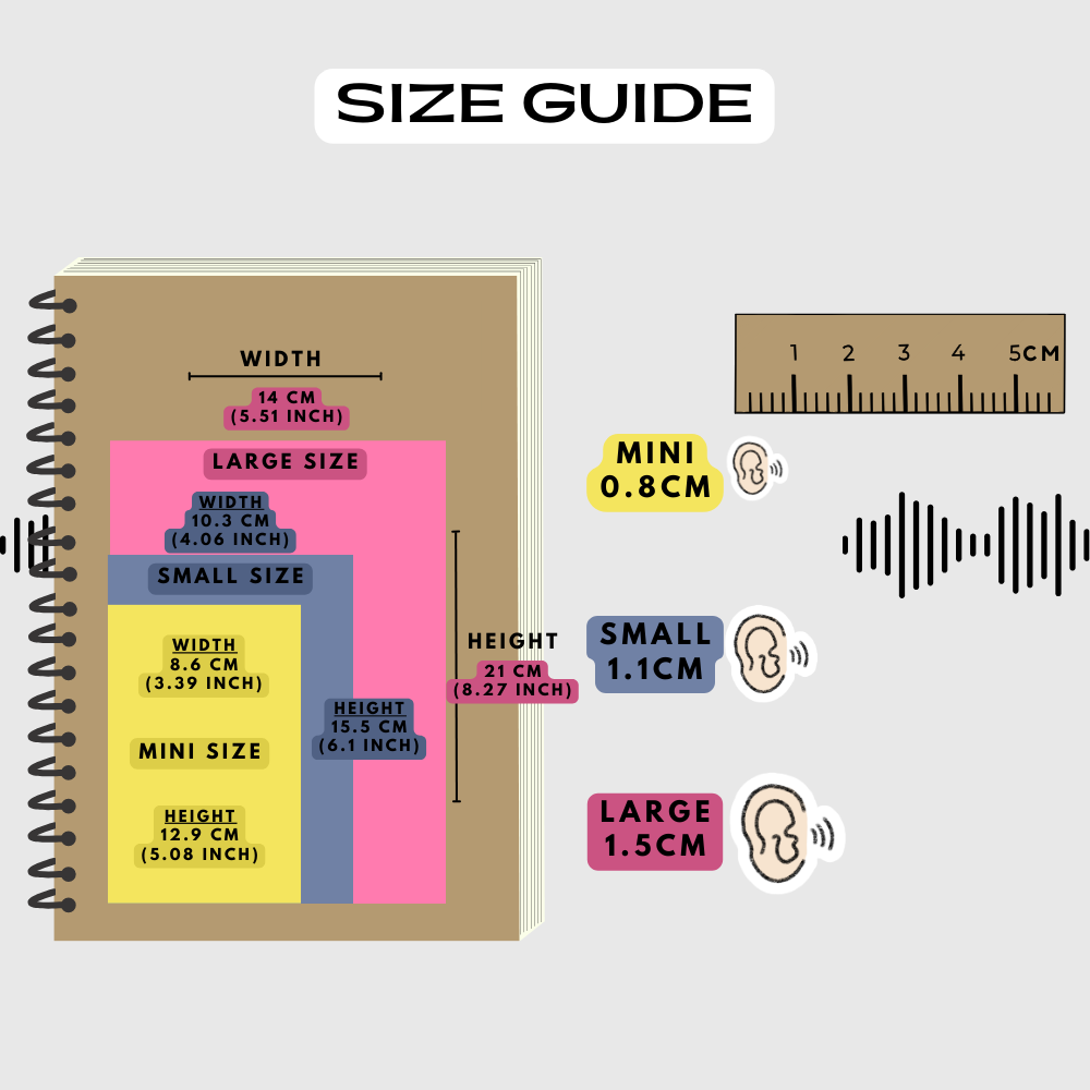 Hearing Ear Planner Stickers