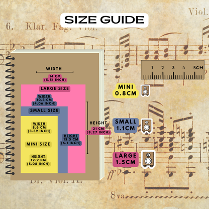 Stereo Music Planner Stickers