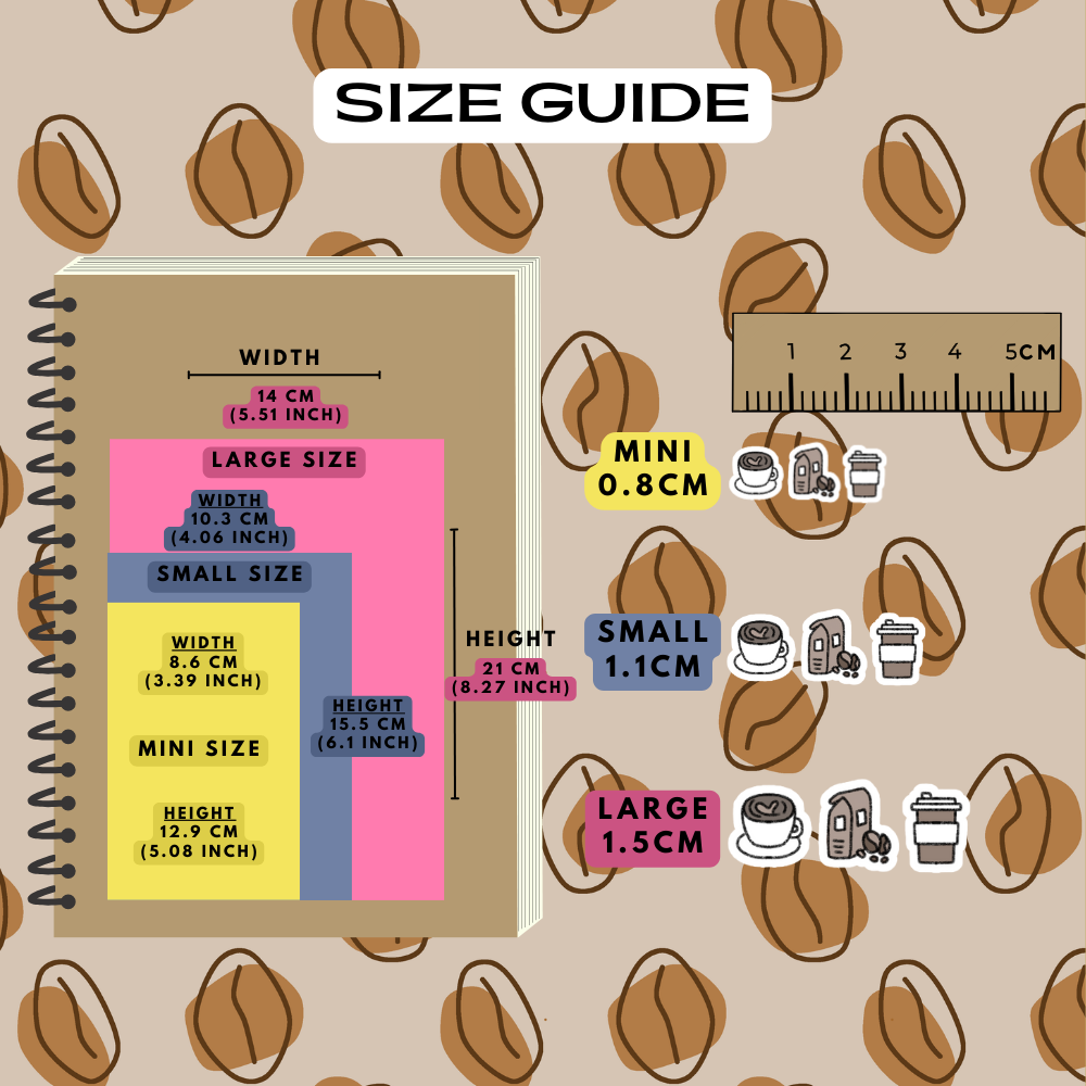 Coffee Planner Stickers