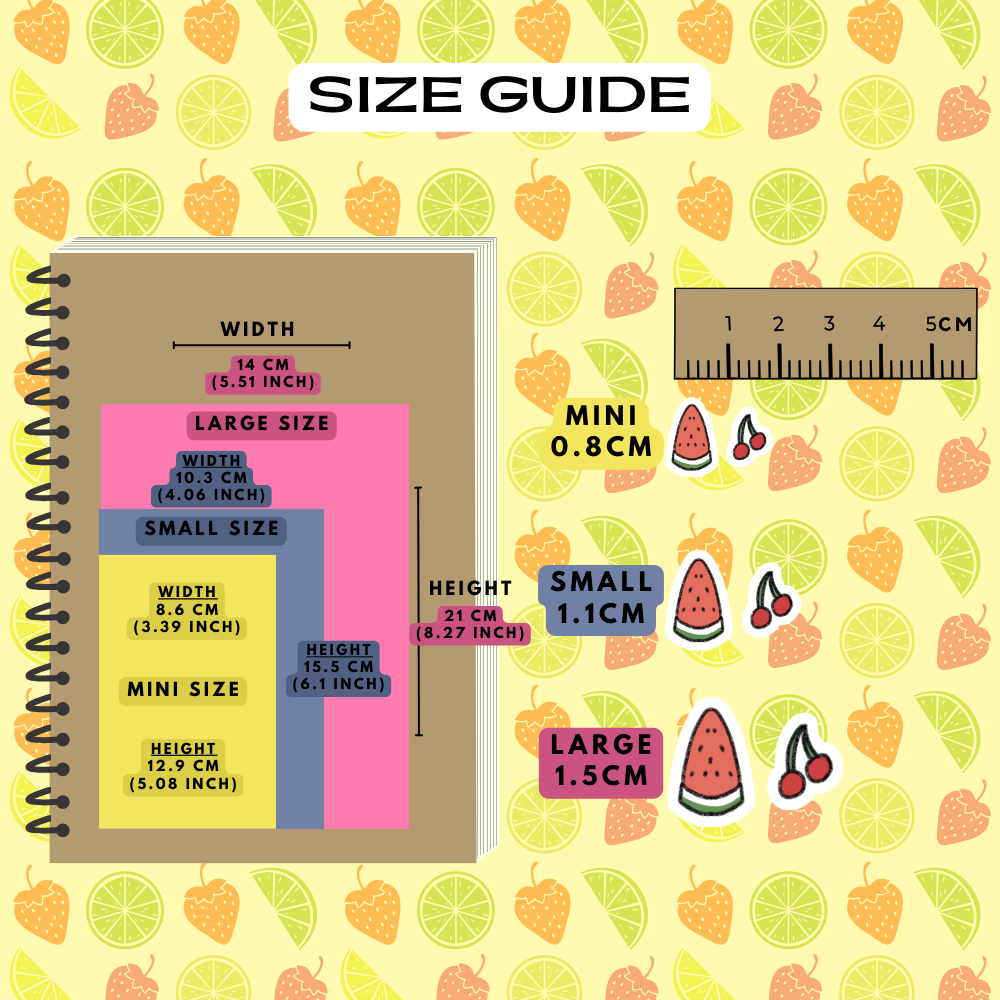 Fruit Planner Stickers