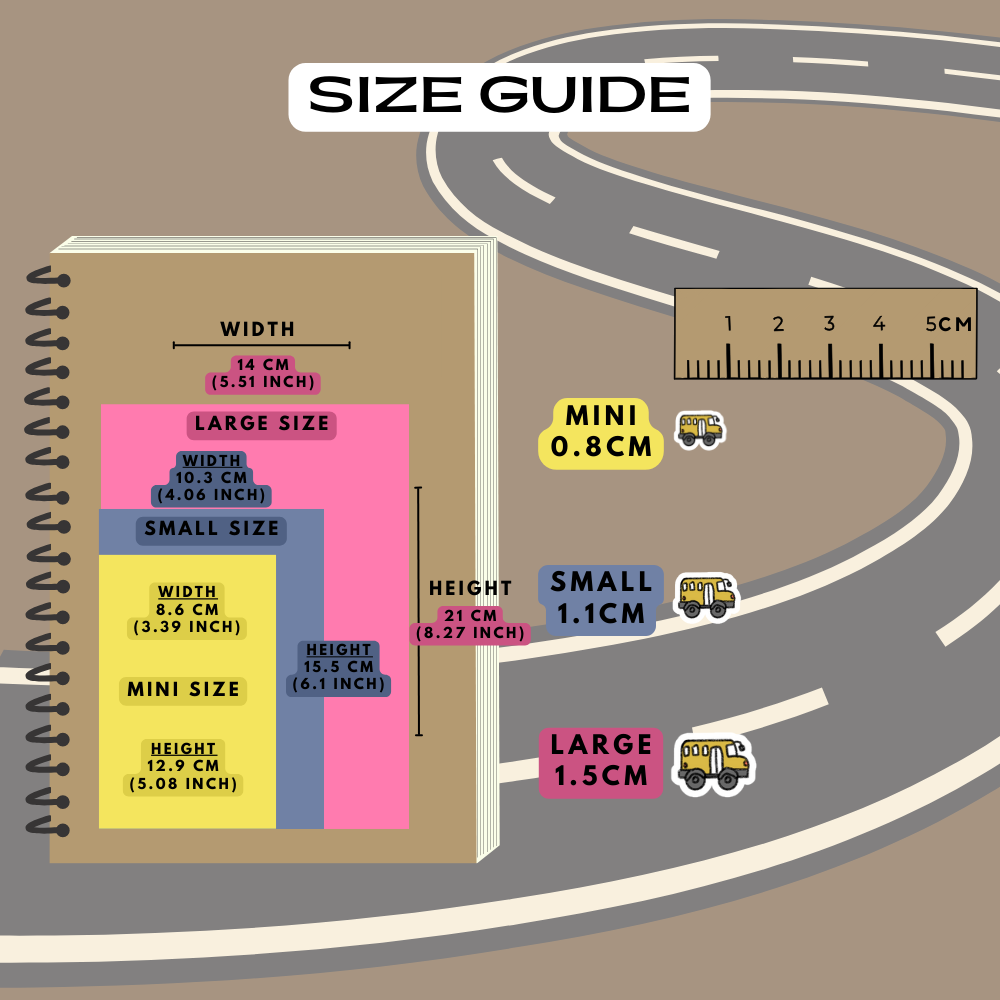 Bus Planner Stickers