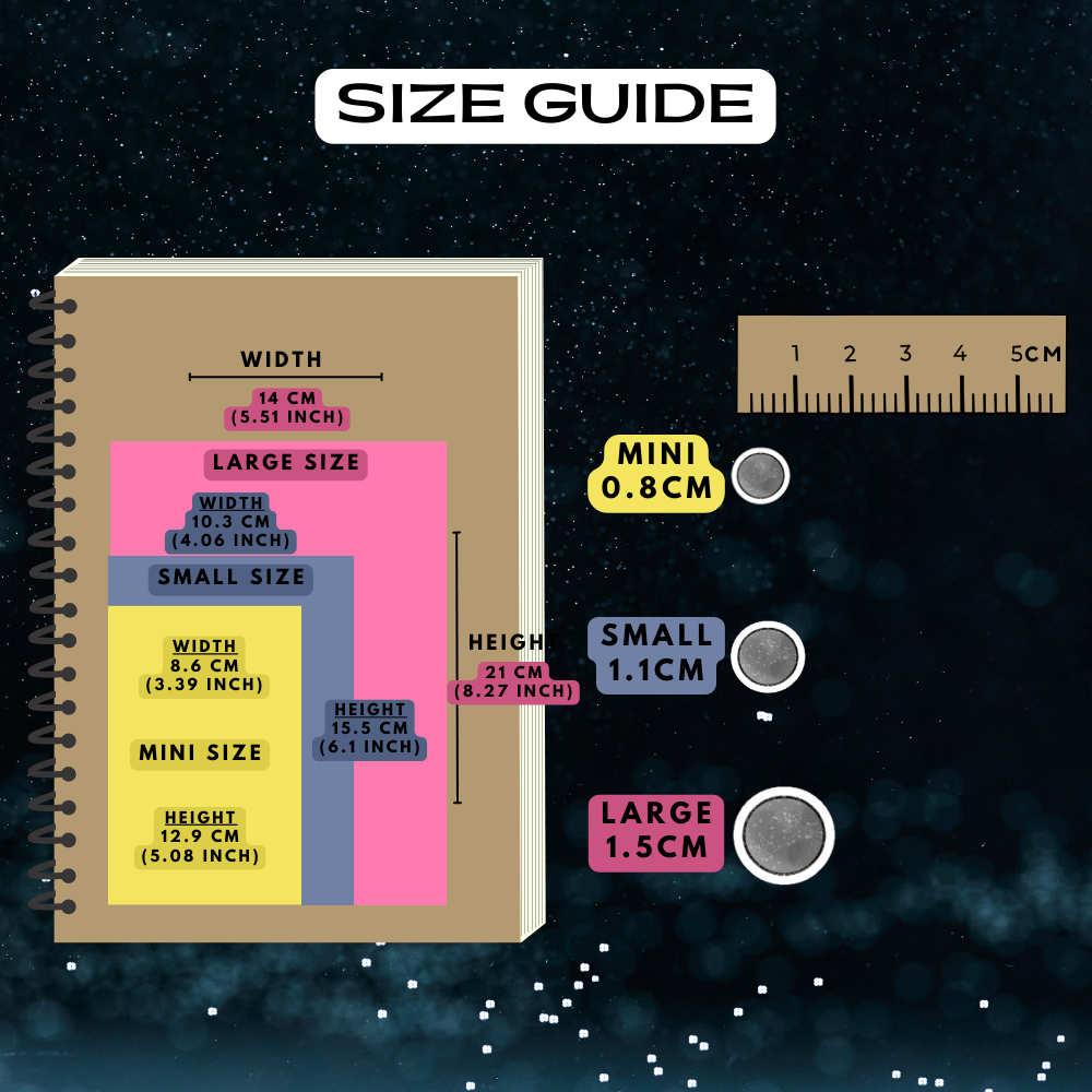 Mercury Planet Planner Stickers