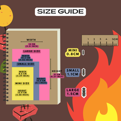 Meat Skewer Planner Stickers