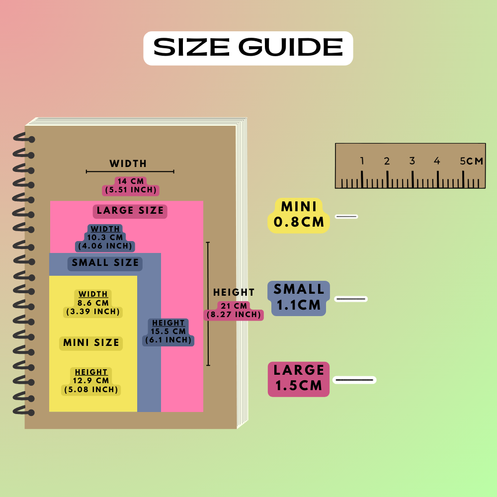 Line Divider Planner Stickers