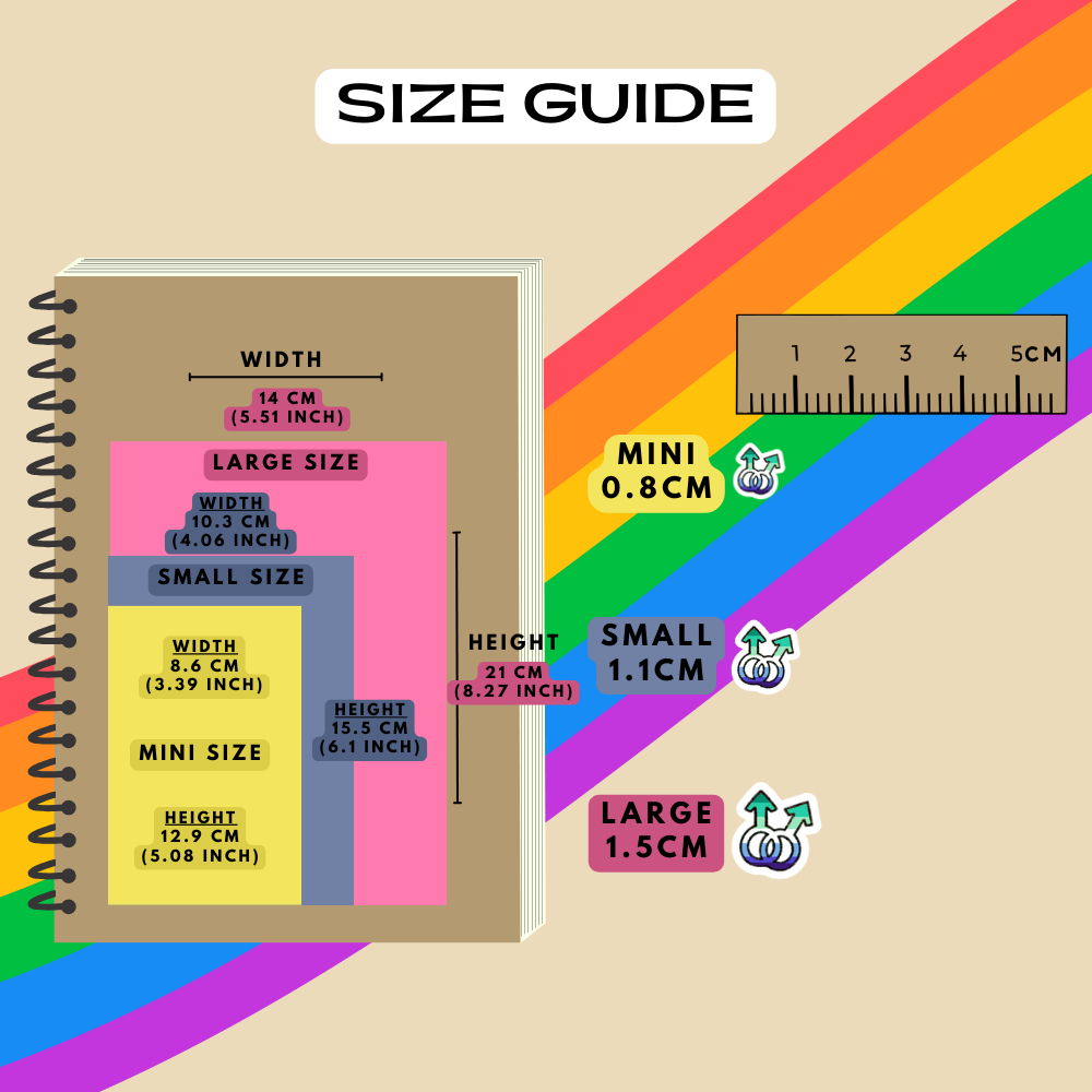 Gay Pride Planner Stickers