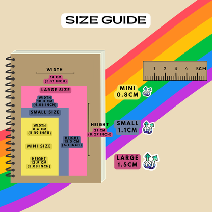 Gay Pride Planner Stickers