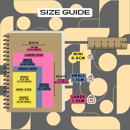 Cream Container Planner Stickers