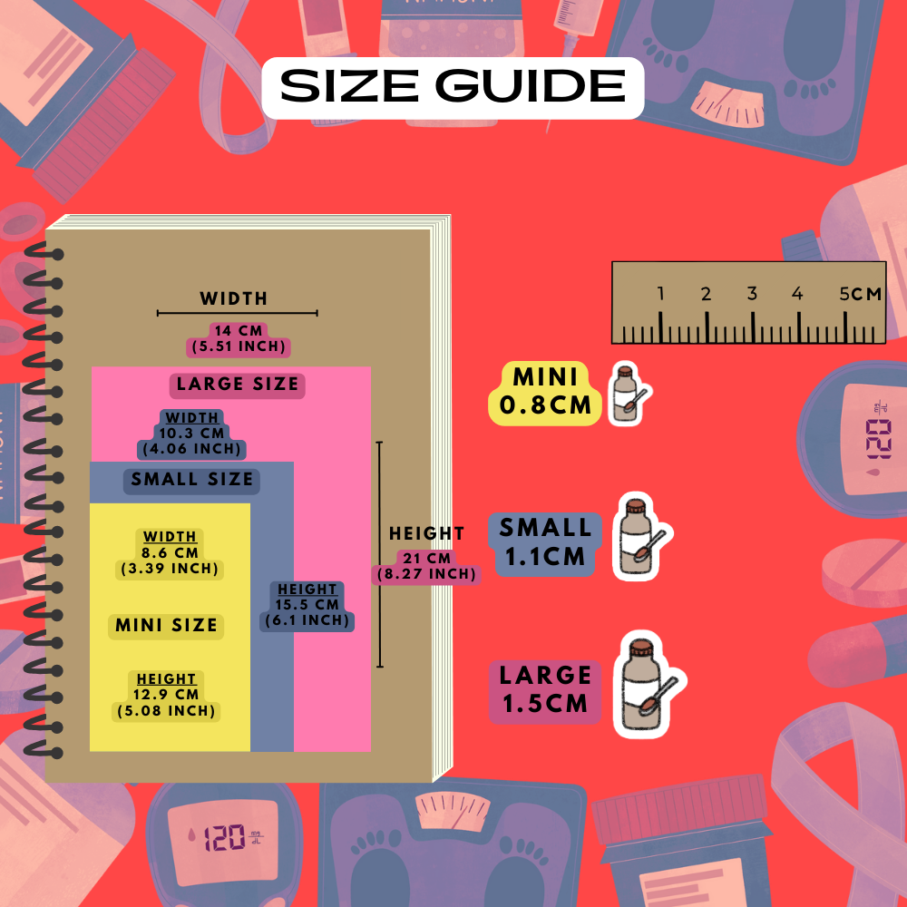 Liquid Medicine Planner Stickers