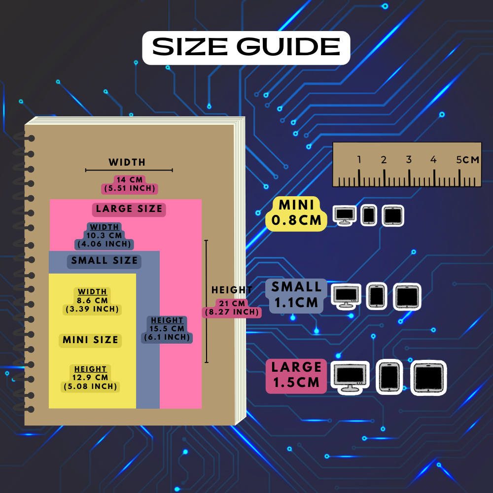 Digital Devices Planner Stickers