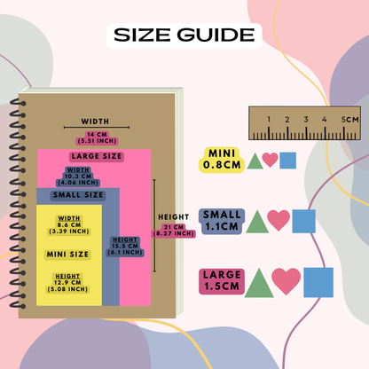 Basic Shapes Planner Stickers