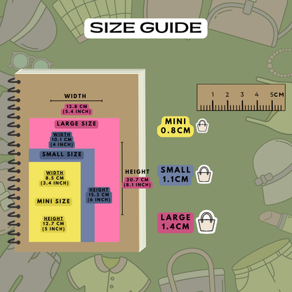 Tote Bag Planner Stickers