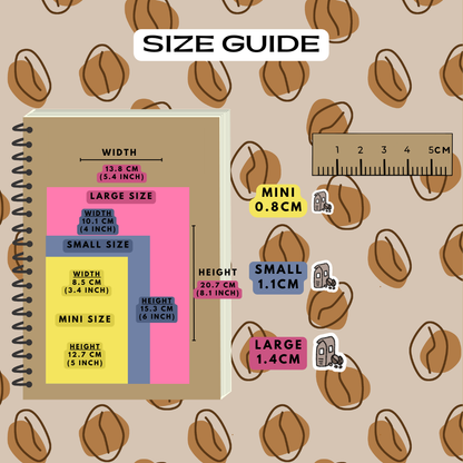 Coffee Beans Planner Stickers