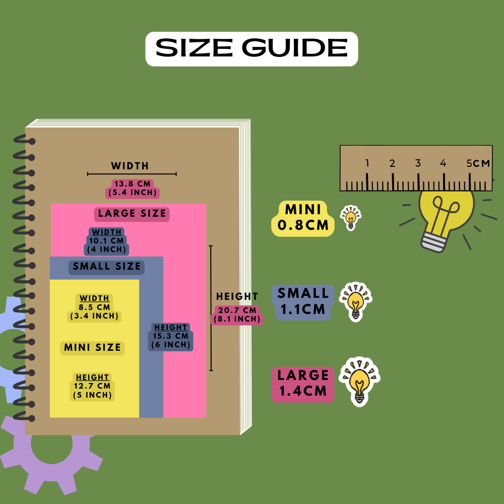 Light Bulb Idea Planner Stickers