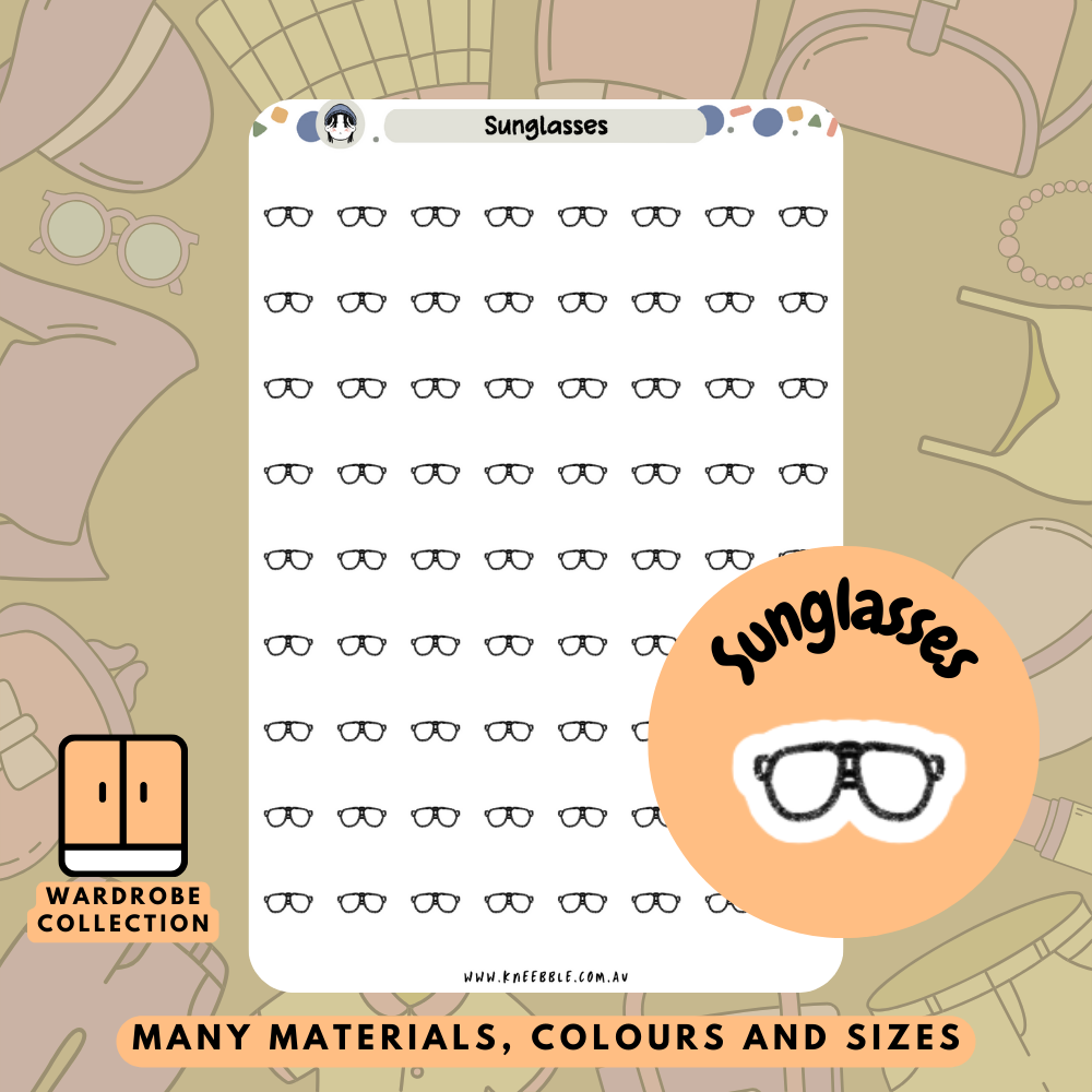 Sunglasses Planner Stickers