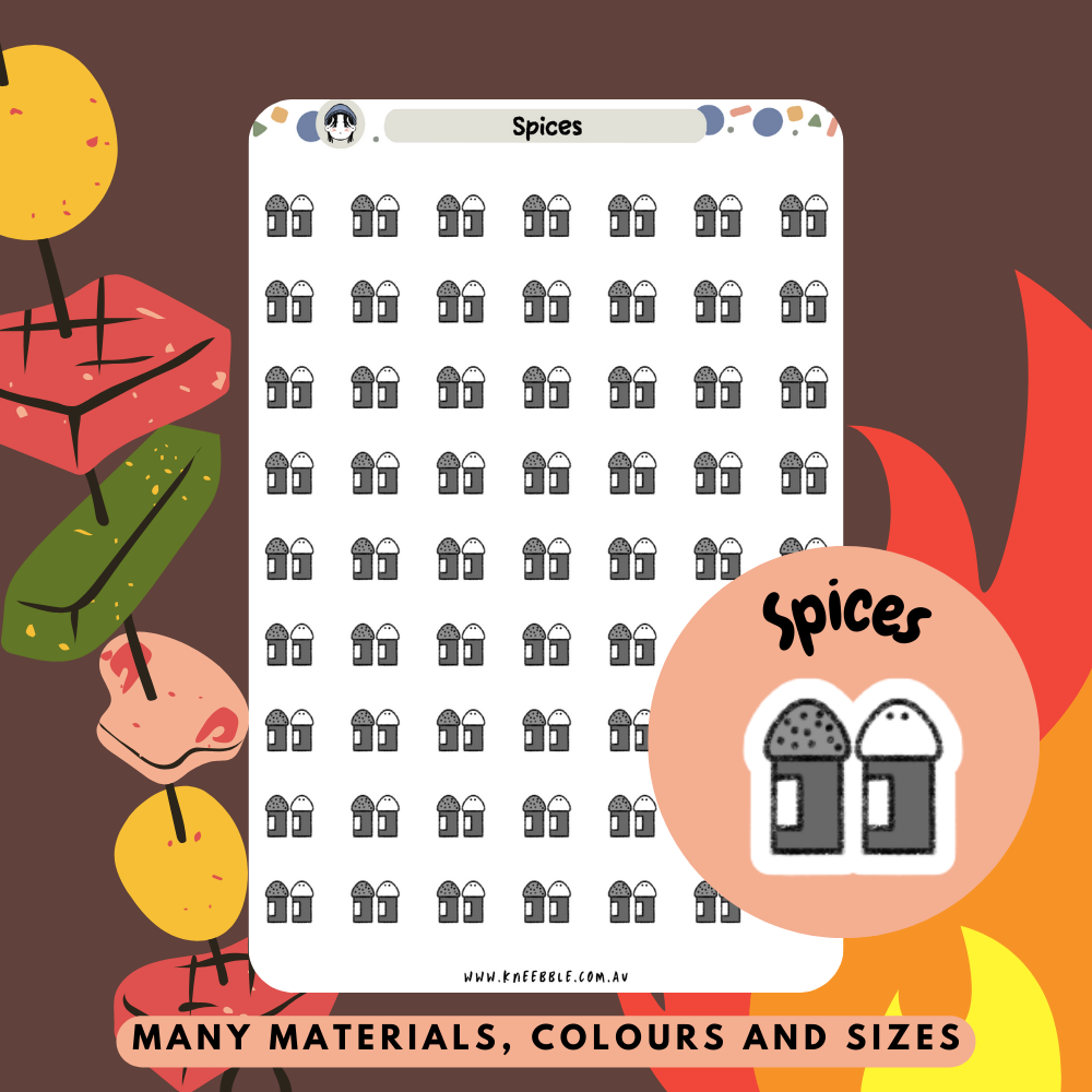 Spices Planner Stickers