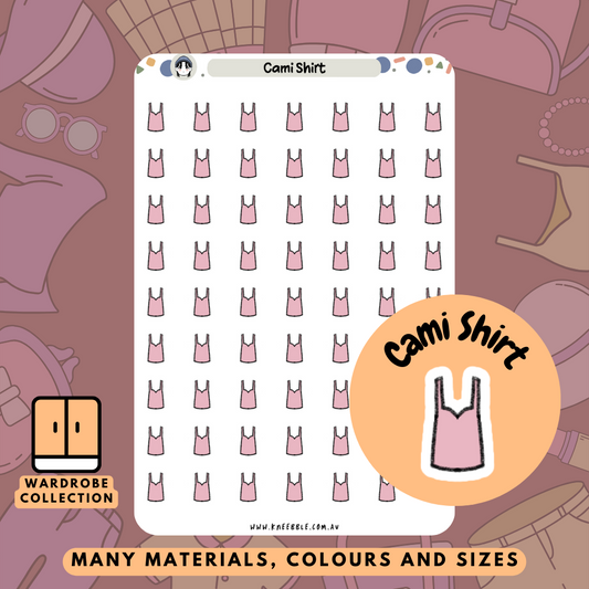 Cami Shirt Planner Stickers