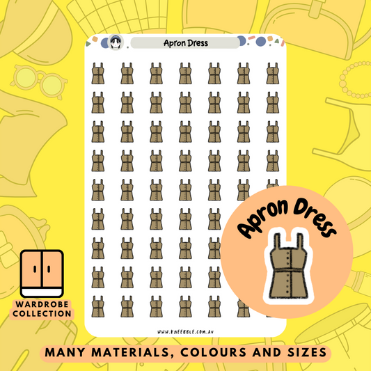 Apron Dress Planner Stickers