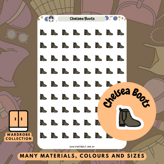 Chelsea Boots Planner Stickers