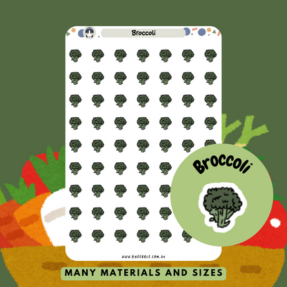 Broccoli Planner Stickers