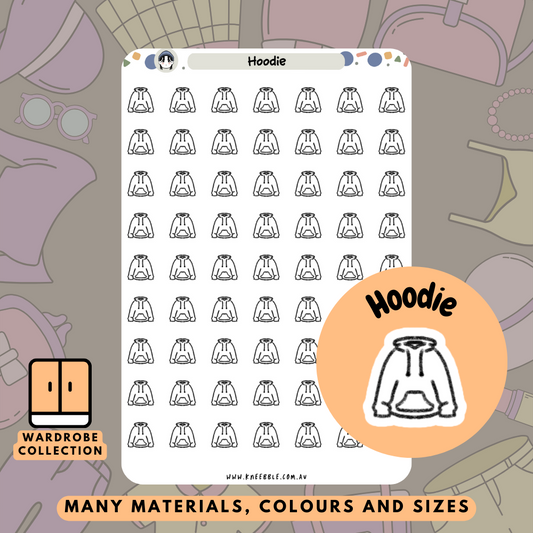 Hoodie Planner Stickers