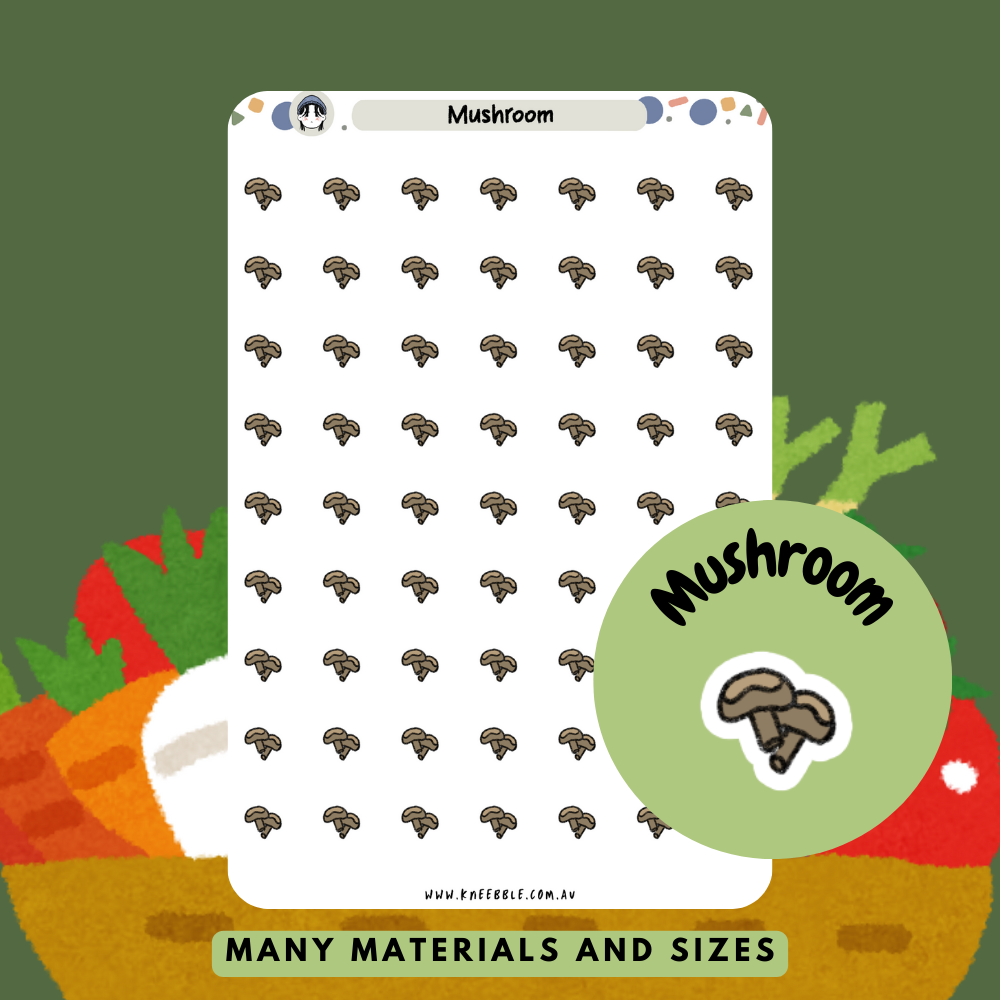 Mushroom Planner Stickers