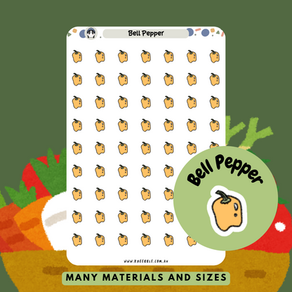 Bell Pepper Planner Stickers