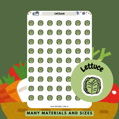 Lettuce Planner Stickers