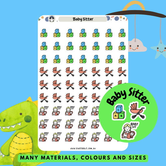 Baby Sitter Planner Stickers